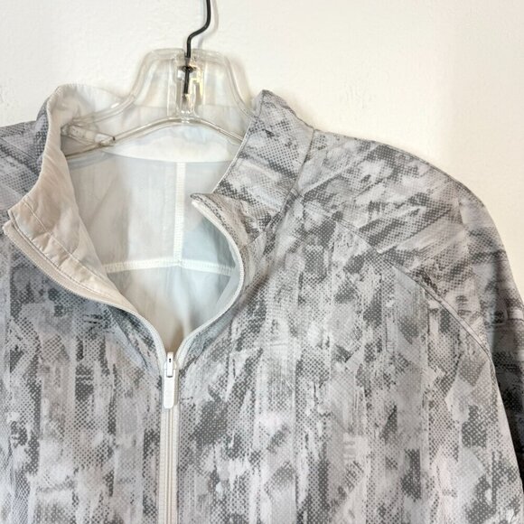 Lululemon  Gray White Away Jacket Reversible Light 8 - Picture 4 of 11